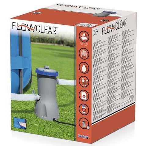 Pompa filtrare pentru piscina, 3028 l/h, Bestway FlowClear GartenVIP DiyLine