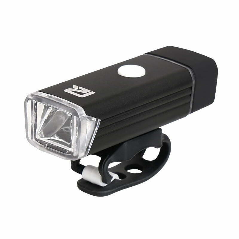 Set Lumini Bicicleta P2R NITION 10C USB, Acumulator Li-Pol, Negru Ultimate FactoryBikes