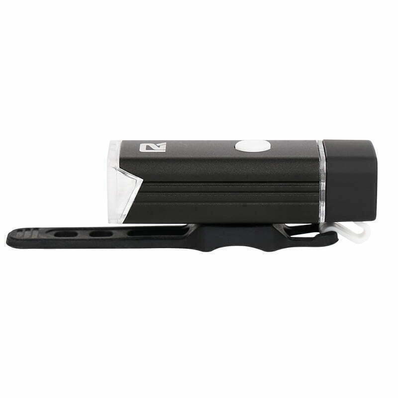 Set Lumini Bicicleta P2R NITION 10C USB, Acumulator Li-Pol, Negru Ultimate FactoryBikes