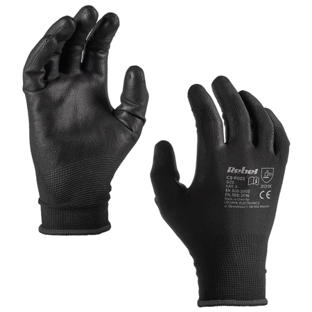 Manusi lucru, poliuretan, marime 10 / XL, set 12 bucati SafetyGuard Surveillance