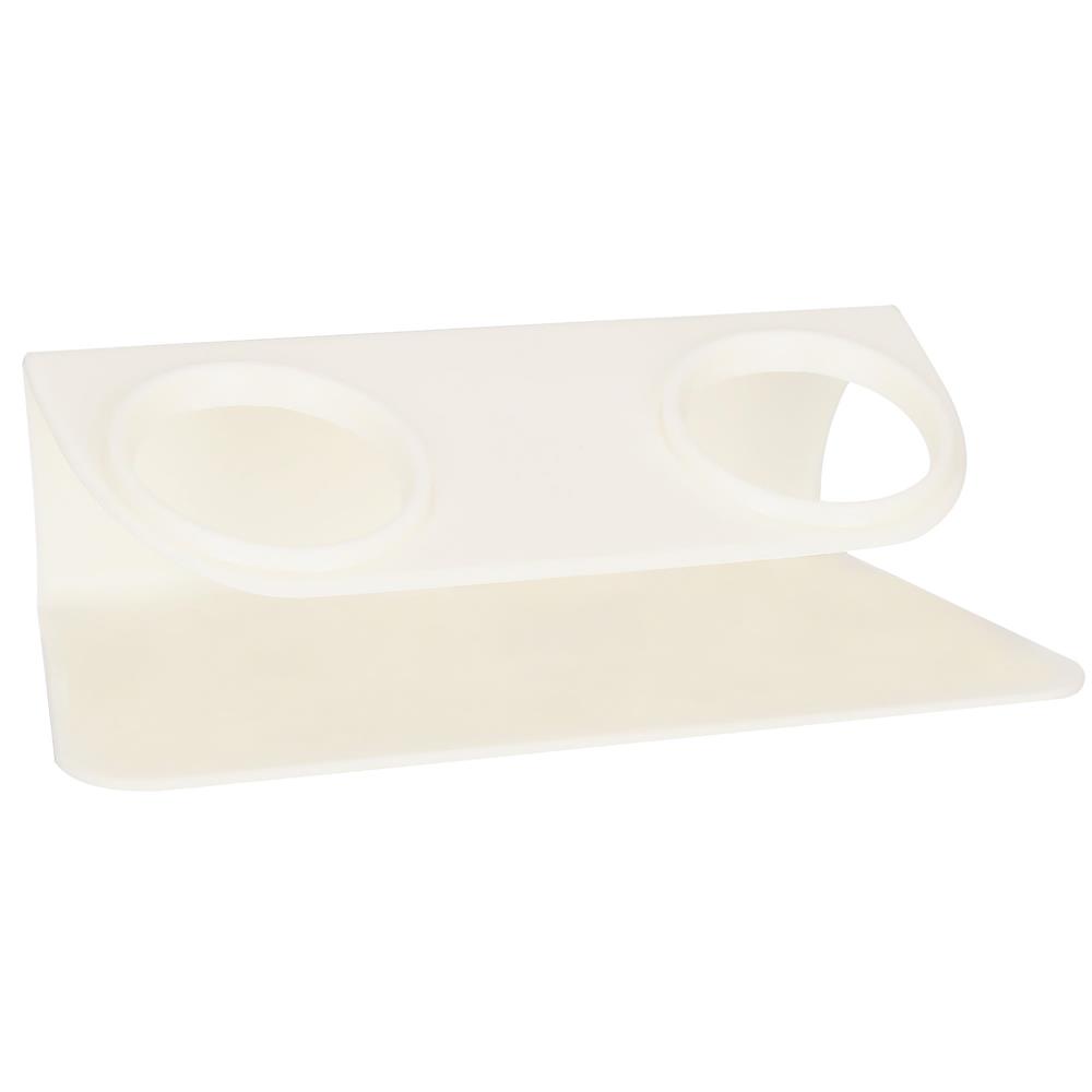 Bol ortopedic dublu pentru hrana si apa pisici, inclinare de 15 grade, baza antiderapanta Household NewTrend