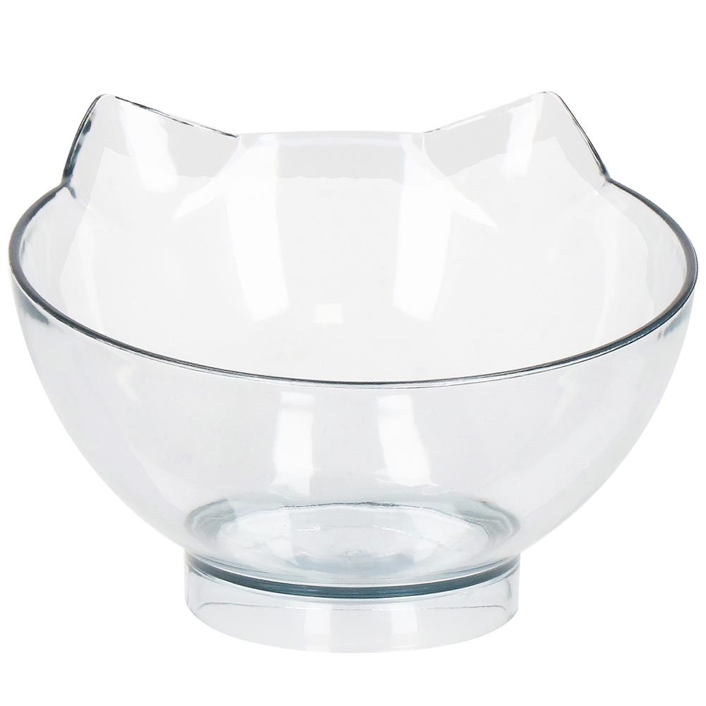 Bol ortopedic dublu pentru hrana si apa pisici, inclinare de 15 grade, baza antiderapanta Household NewTrend