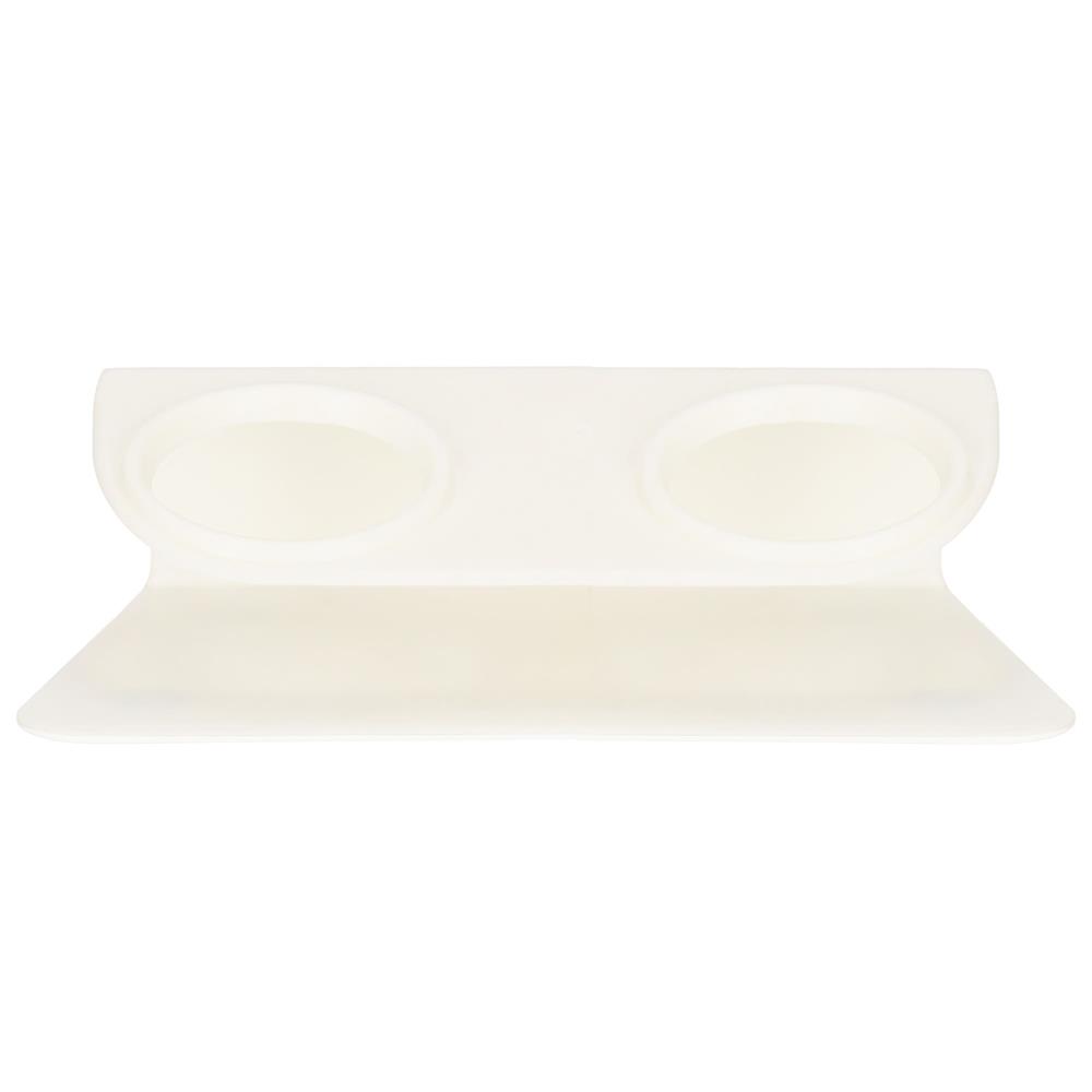 Bol ortopedic dublu pentru hrana si apa pisici, inclinare de 15 grade, baza antiderapanta Household NewTrend