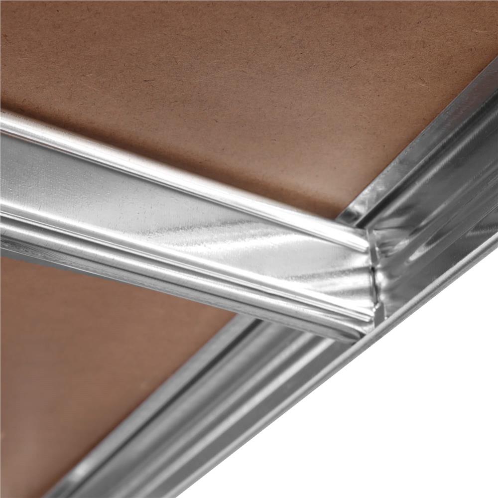 Raft de colt cu cadru metalic modular pentru depozitare, 5 polite, 180x90x40cm, sarcina 875kg Household NewTrend