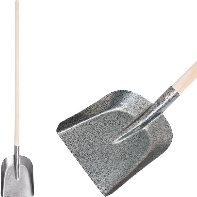 Lopată S504-2.WH Universal, 280x235 mm, coadă din lemn