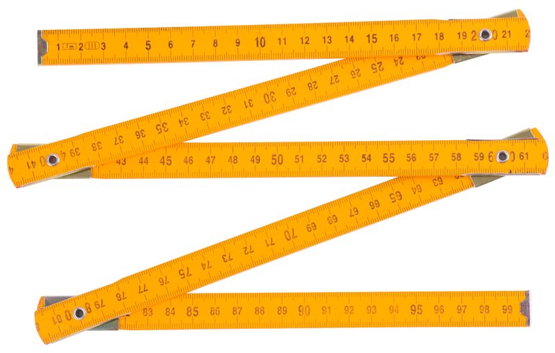 Metru pliabil din lemn Strend Pro FS18, 1 m