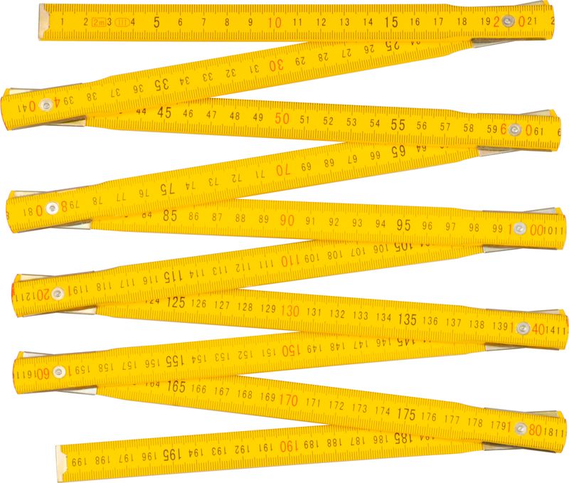 Metru pliabil Strend Pro FS18, 2 m, din lemn