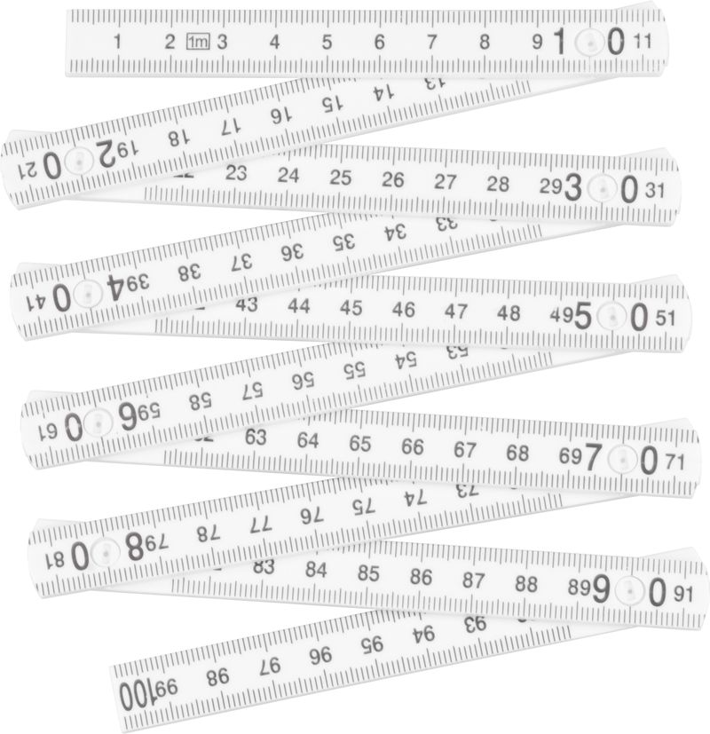 Metru pliabil Strend Pro FS28, 1 m, din plastic