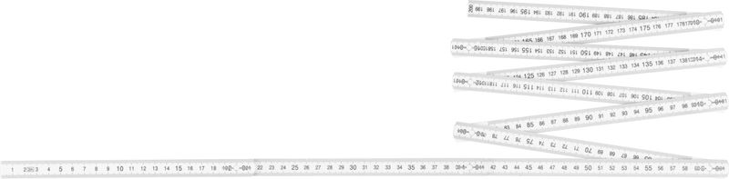 Metru pliabil Strend Pro FS28, 2 m, plastic