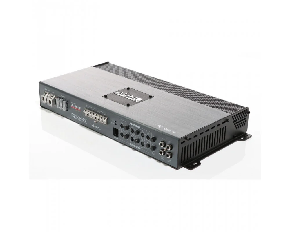 Amplificator audio Audio System R-125.4 cu 4 canale, clasa A - B, amplificator SQ, 2 - 4 OHM CarStore Technology