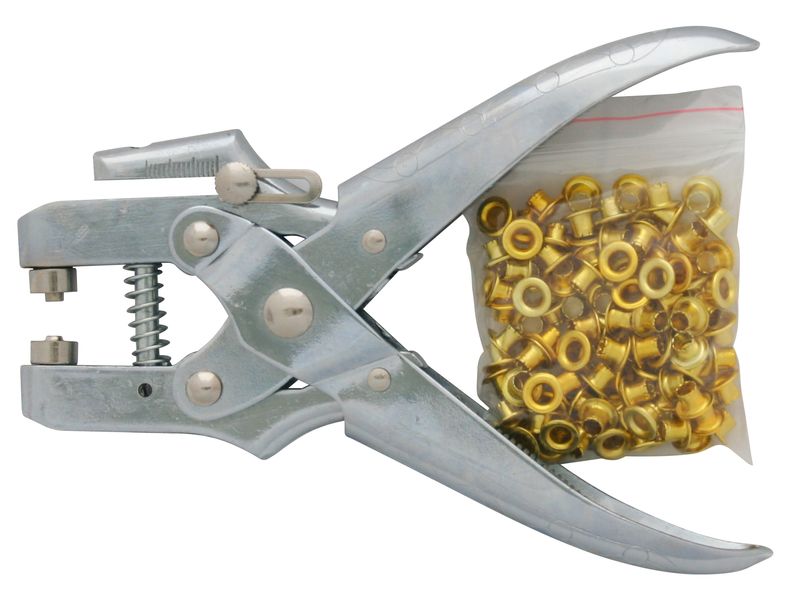 Clește pentru nituri tubulare Strend Pro MPT1205 (ochetare) + 100 buc. ocheți