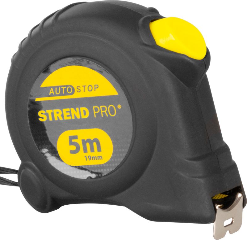 Ruletă Strend Pro WorkTiger 6K, 5 m, 19 mm, Auto Stop