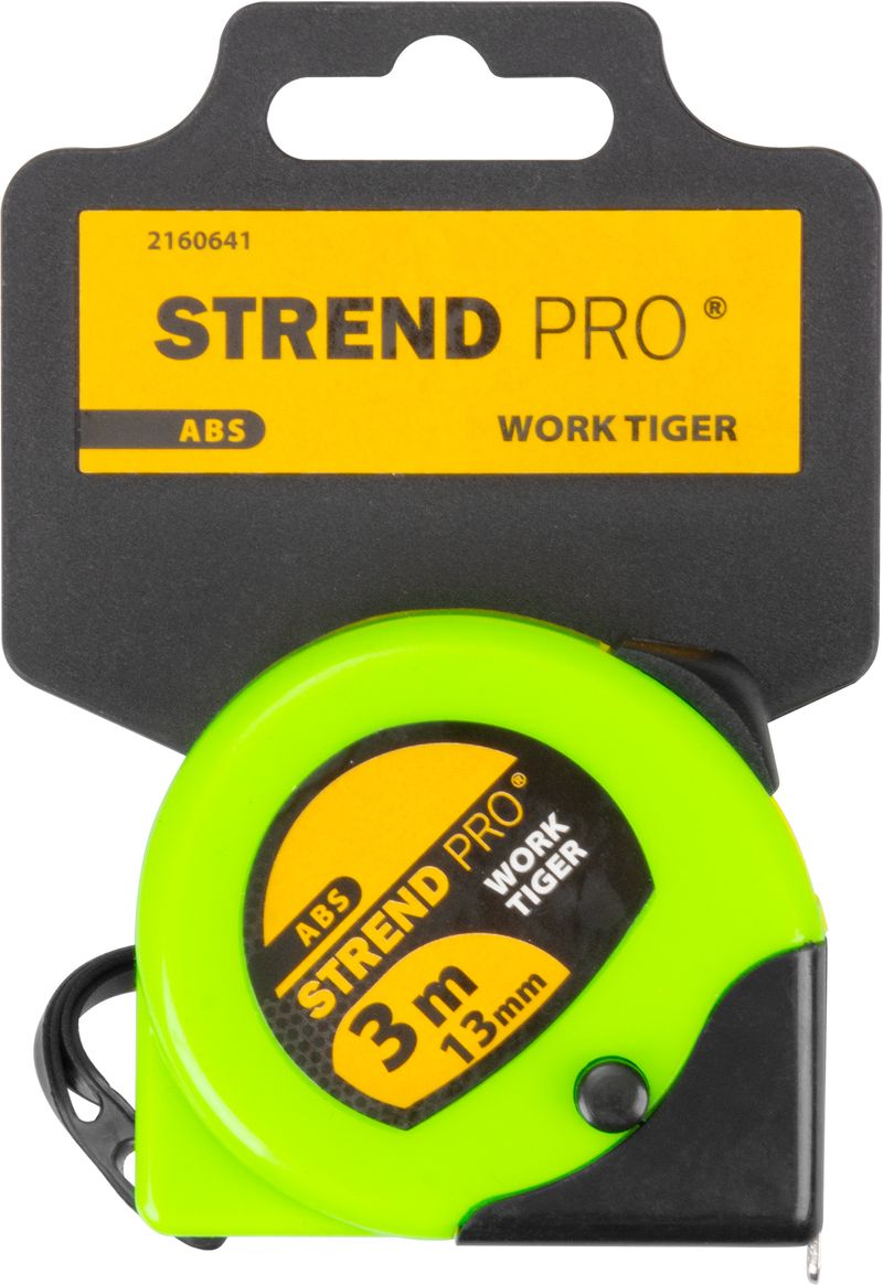 Ruleta Strend Pro WorkTiger WorkTiger YD23, 3 m, 13 mm, carcasa ABS