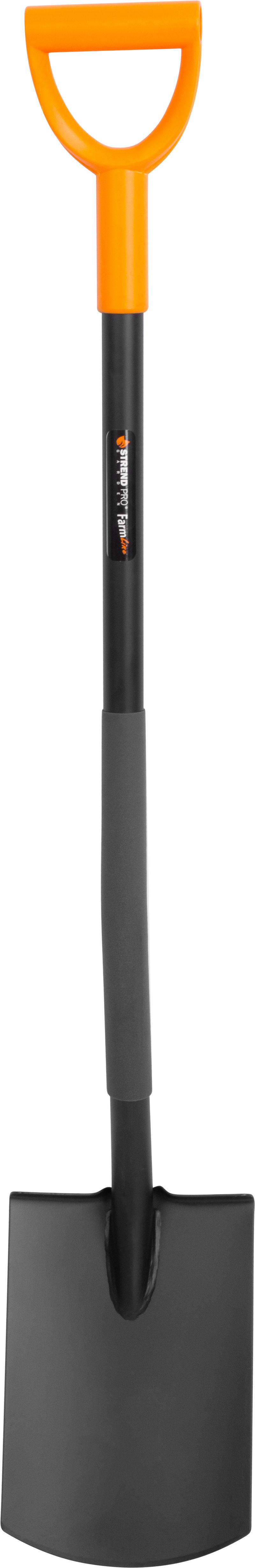 Hârleț drept FarmLine MattPowder cu mâner D, coadă 1200 mm