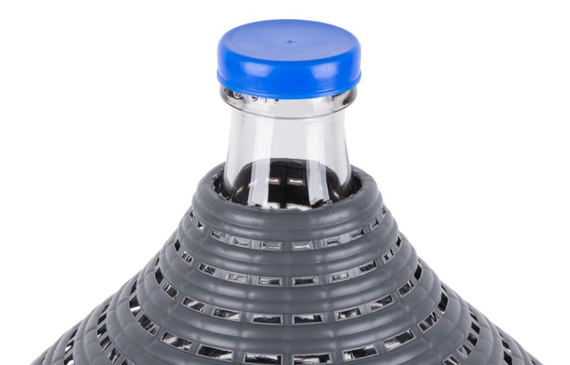 Damigeana Strend Pro Cada Inco, 15 L, sticla, pentru vin si tuica, cu cos plastic si dop