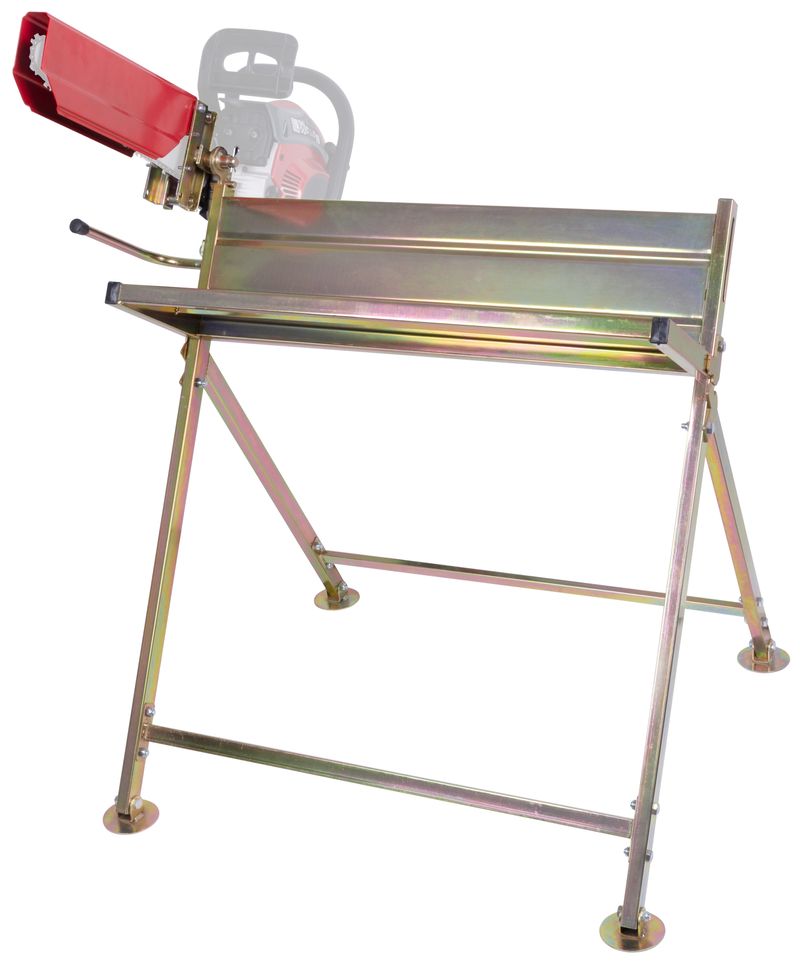 Suport pentru tăiat lemne Strend Pro, 88x71x86 mm, max. 120 kg, cu suport pentru drujbă