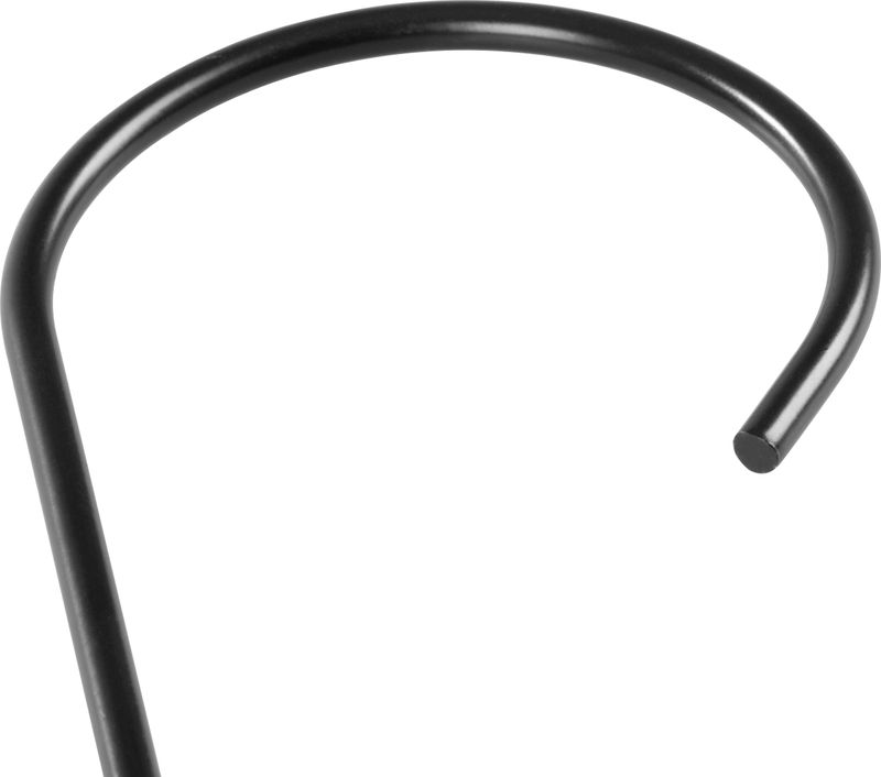 Cârlig suport ghiveci Strend Pro 13x30 cm, metal, negru