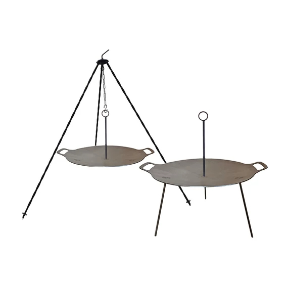 Disc grătar multifuncțional 40 cm – cu 3 picioare și cârlig Handy KitchenServ