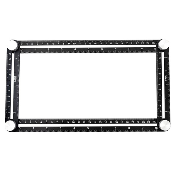 Rigla unghiulara cu 4 brate mobile NEO TOOLS 72-350 HardWork ToolsRange