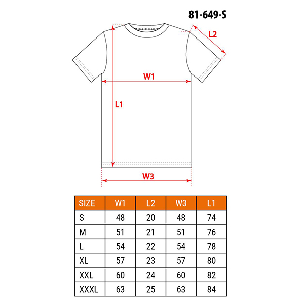 Tricou albastru marin NEO TOOLS 81-649 HardWork ToolsRange