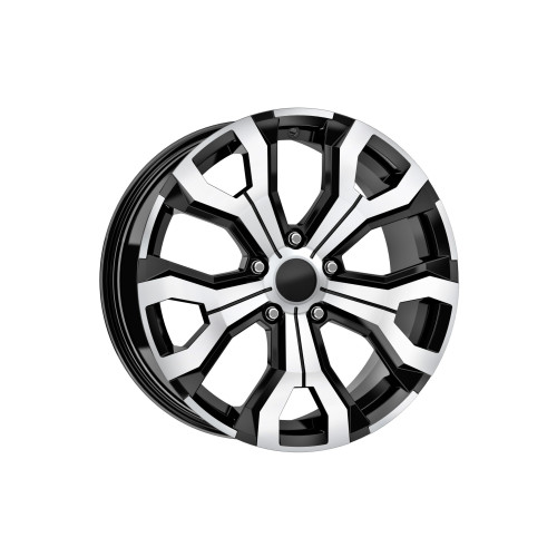Jante DY1886 B/D KM 16x6.5 5x114.3 ET35 negru polish compatibile Dacia, Renault, Nissan, Toyota, Subaru, Honda, Lexus Automotive TrustedCars