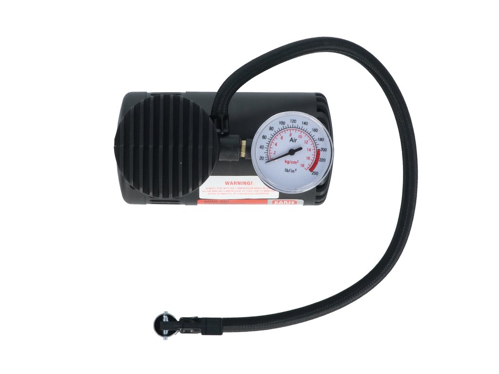 Compresor auto Carpoint 12V 16bari cu fisa bricheta si adaptori AutoDrive ProParts