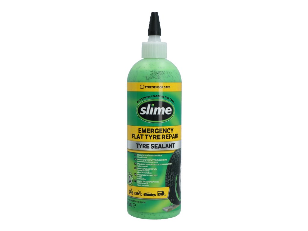Solutie Anti-Pana Slime 473ml pentru anvelope fara camera lichid reparatie pana instant AutoDrive ProParts