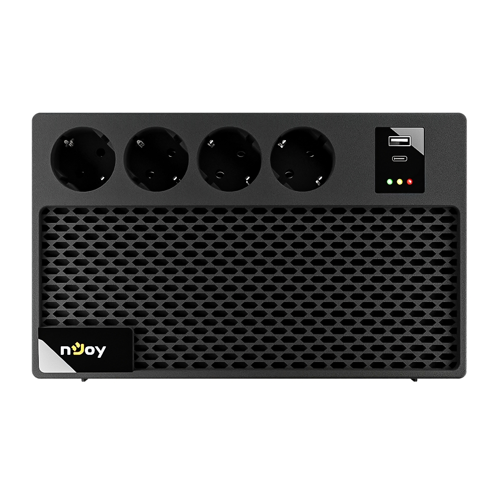 UPS Njoy Renton 650+ 360W 4 prize Schuko - UPCSBLS665TRPCG01B SafetyGuard Surveillance