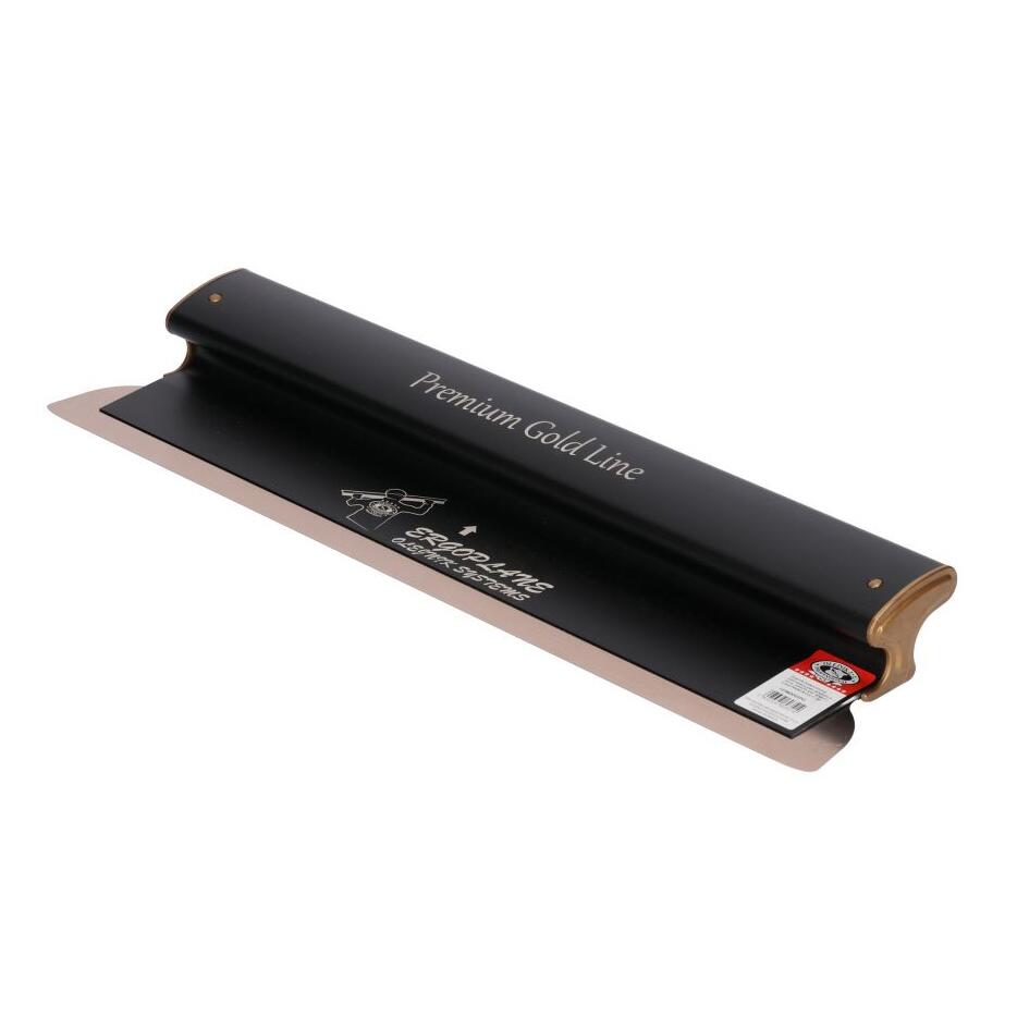 Gletiera profesionala, maner aluminiu, lama inox 0.3 mm, Premium Gold, Super Flex, 100 cm, Ergoplane, Olejnik GartenVIP DiyLine