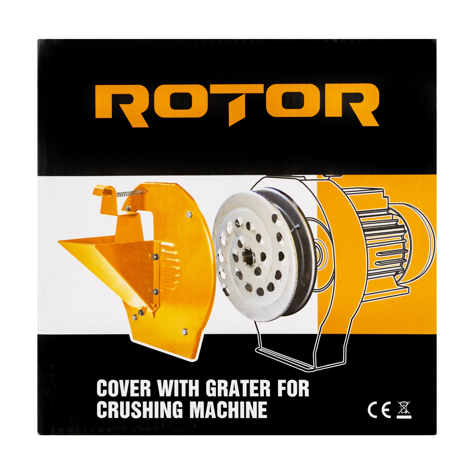 Răzătoare metalică pentru moară de cereale și fructe Rotor – accesoriu de mărunțire, montaj fără adaptoare