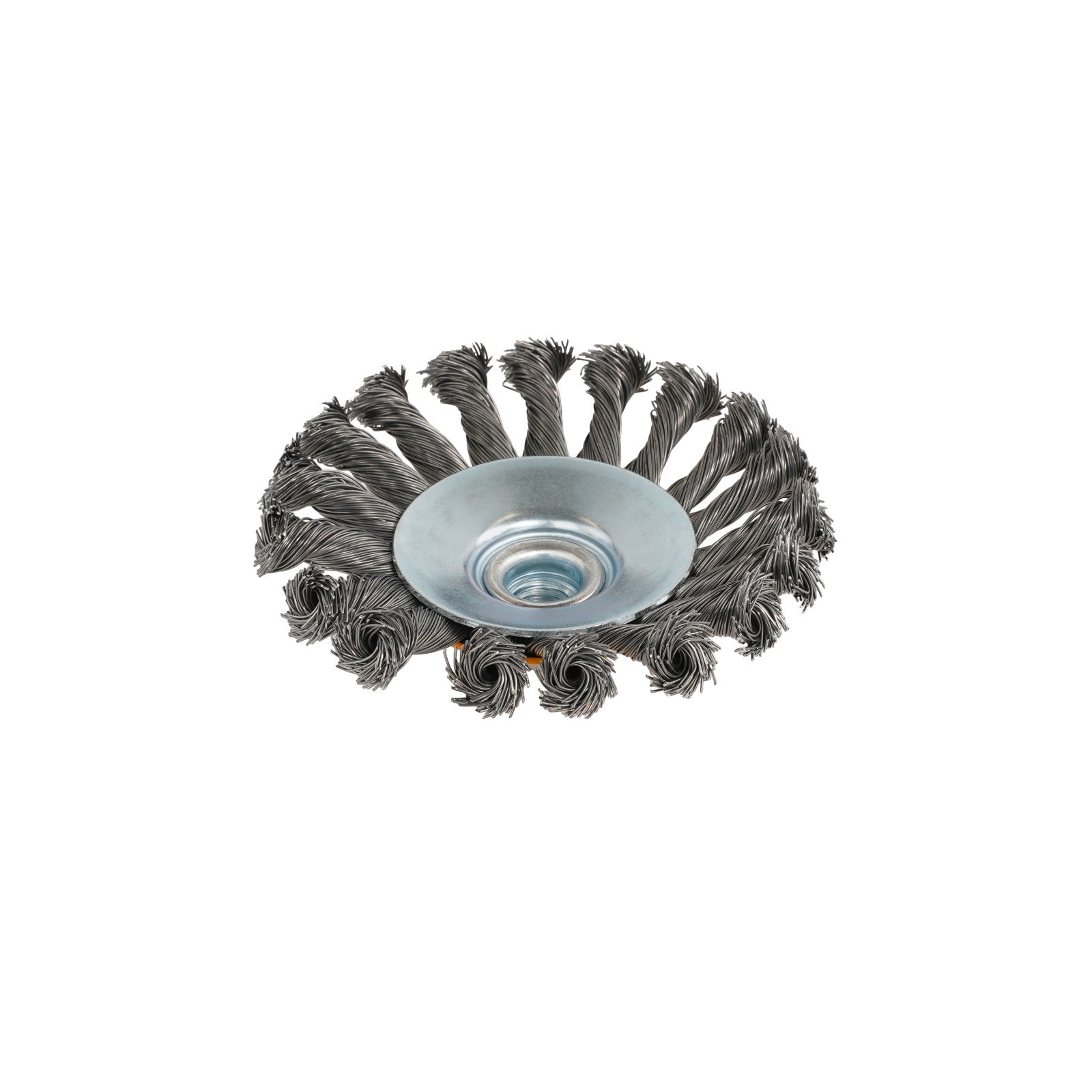 Perie de sârmă conică cu noduri Rotor 115 mm M14 pentru polizor unghiular