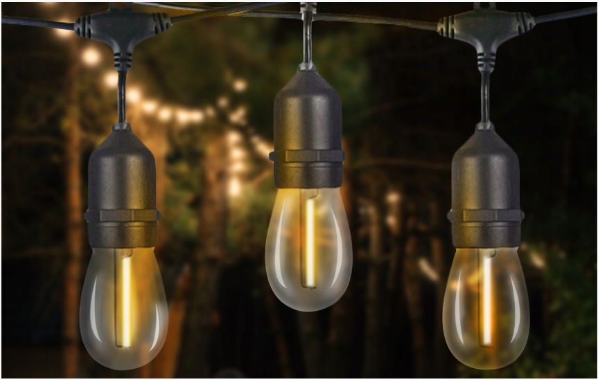 Ghirlanda luminoasa, LED, model Ariane, 10 becuri, 600cm, incarcare solara, lumina alb cald Household NewTrend