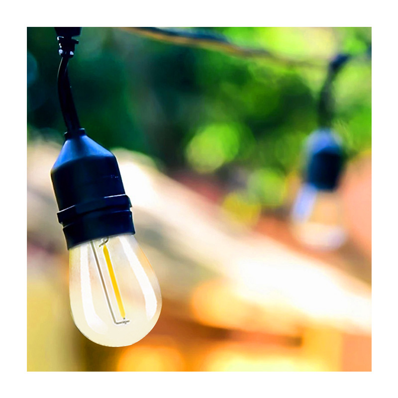 Ghirlanda luminoasa, LED, model Ariane, 10 becuri, 600cm, incarcare solara, lumina alb cald Household NewTrend