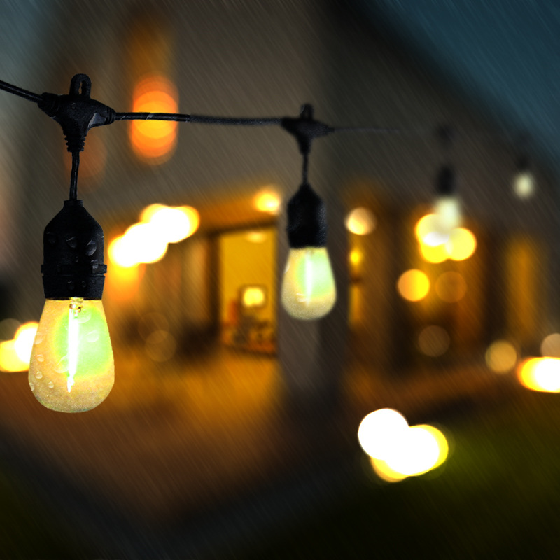 Ghirlanda luminoasa, LED, model Ariane, 10 becuri, 600cm, incarcare solara, lumina alb cald Household NewTrend