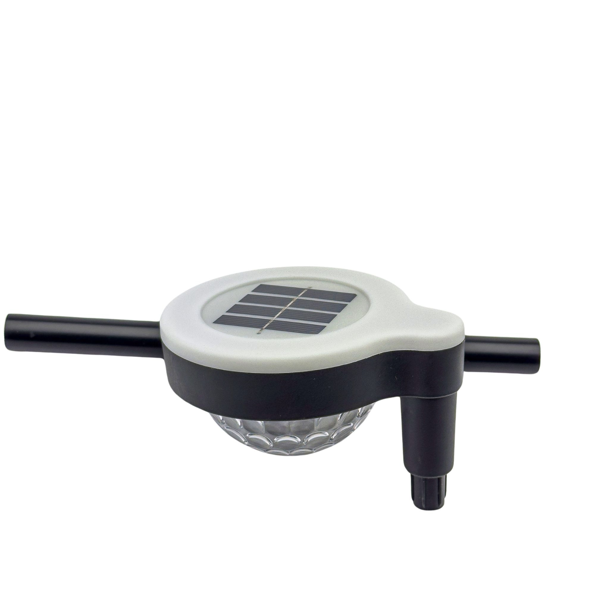 Lampa solara de gradina, pentru iluminare alee, cu proiectie pe sol, 11x9x39cm Household NewTrend