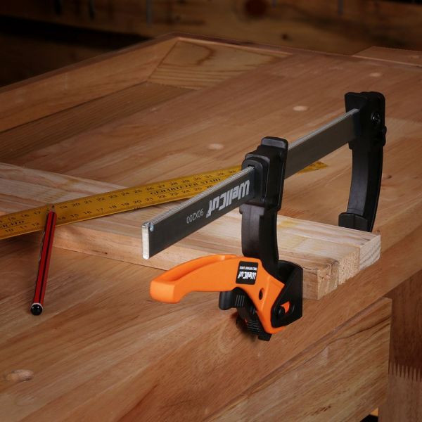 Clema tip pistol (trigger) Wellcut WC-LF920 90x200 mm, forta de strangere 70 kg