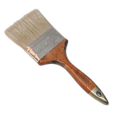 Pensulă profesională din păr natural 1,5” (38 mm) cu mâner din lemn lăcuit