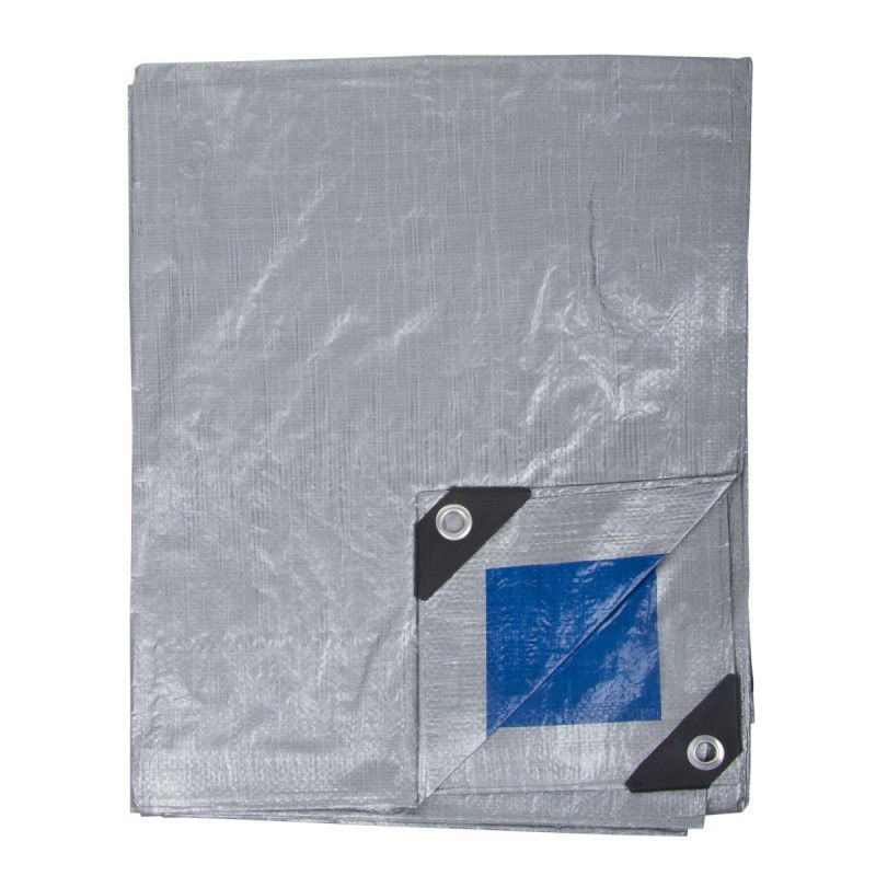 Prelată impermeabilă 2x3 m rezistentă UV, cu inele metalice pentru fixare