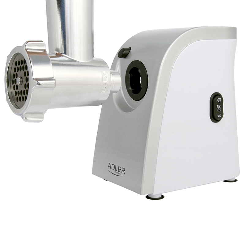 Mașină de tocat carne Adler AD 4808, 1500W, 3 site (3/5/7 mm) și accesoriu pentru cârnați