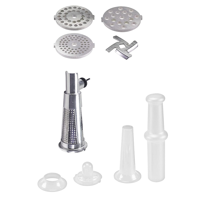 Mașină de tocat carne electrică Beper 1200W cu storcător de roșii și accesorii pentru cârnați/chiftele