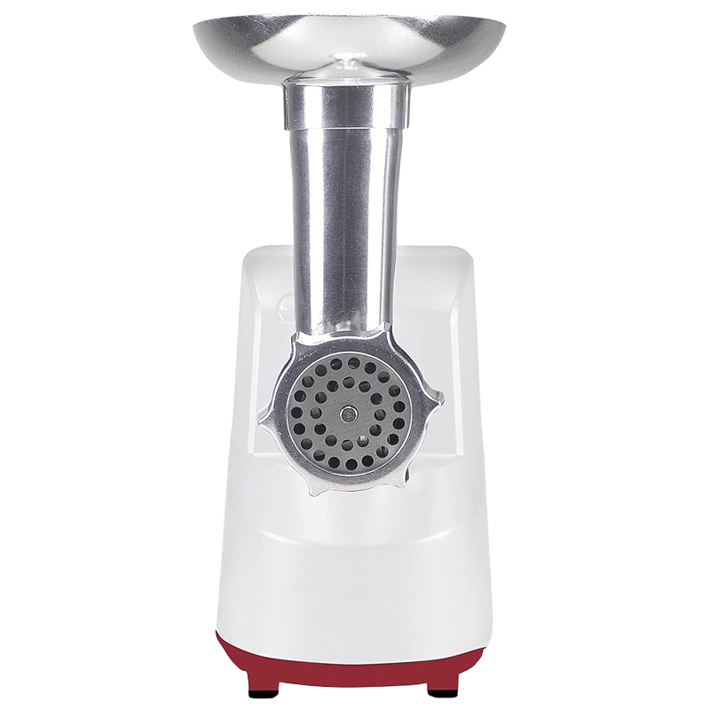 Mașină de tocat carne electrică Beper 1200W cu storcător de roșii și accesorii pentru cârnați/chiftele