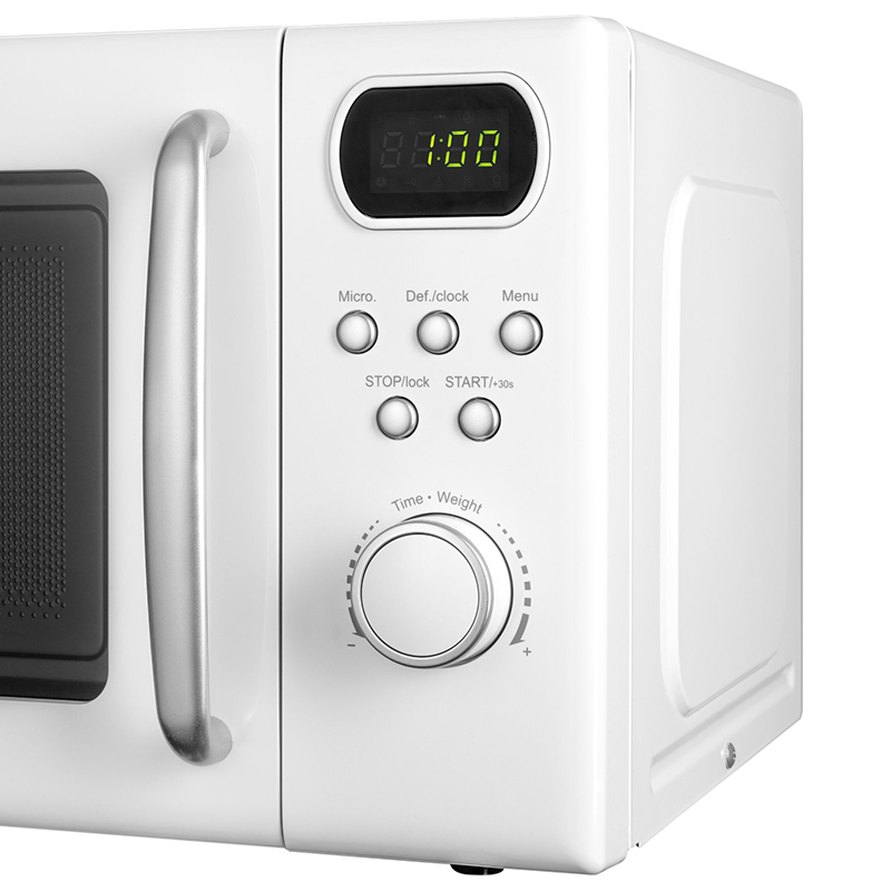 Cuptor cu microunde Daewoo 20L 700W Digital, 8 Programe, Alb