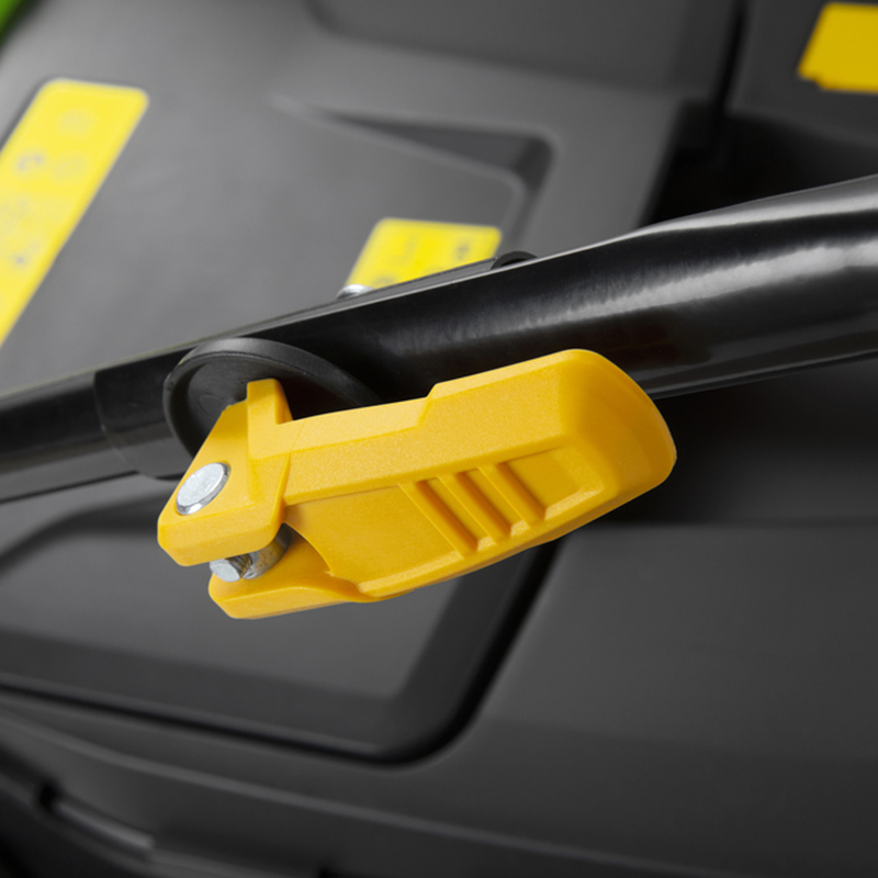 Mașină de tuns iarbă pe acumulator Fieldmann FAST POWER 20V (2x20V), 37 cm, motor brushless, coș colector 40L, mulcire