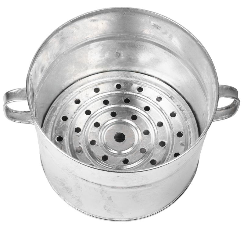 Oală pentru sterilizat borcane REX 20 L, cu suport pentru termometru