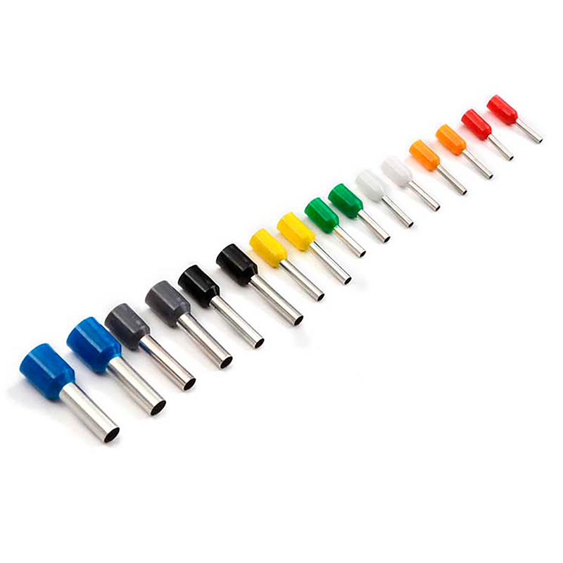 Trusă de sertizare papuci terminali izolați 800 buc + clește cu clichet HSC8 6-4 (0,25–6 mm²)