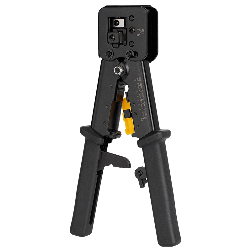 Cleste sertizare RJ45/RJ11/RJ12 Rebel cu dezizolator, pentru mufe 6P/8P