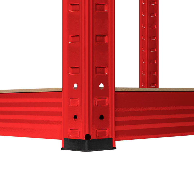 RAFT METALIC 5 POLITE 750KG MDF 180X90X40 ROSU REBEL