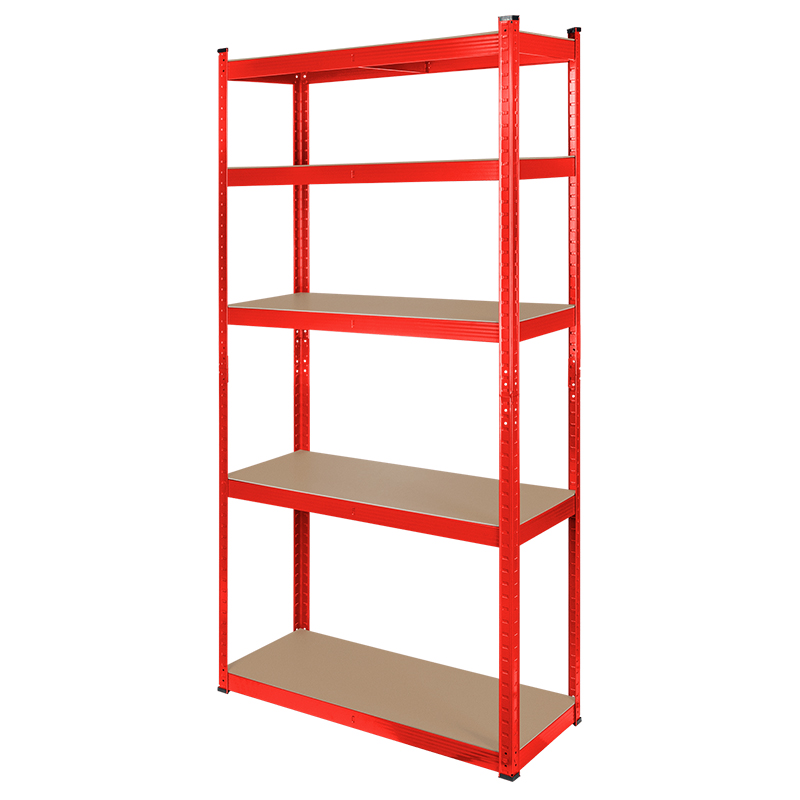 RAFT METALIC 5 POLITE 750KG MDF 180X90X40 ROSU REBEL