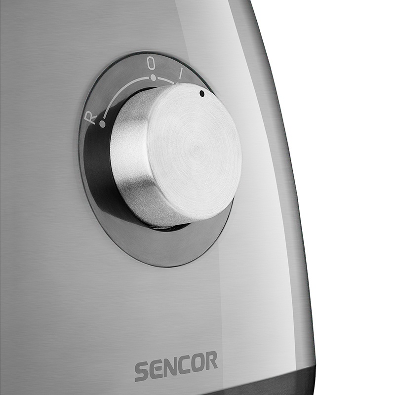 Storcator de fructe si legume Slow Juicer Sencor 400W, 60 RPM, microfiltru inox