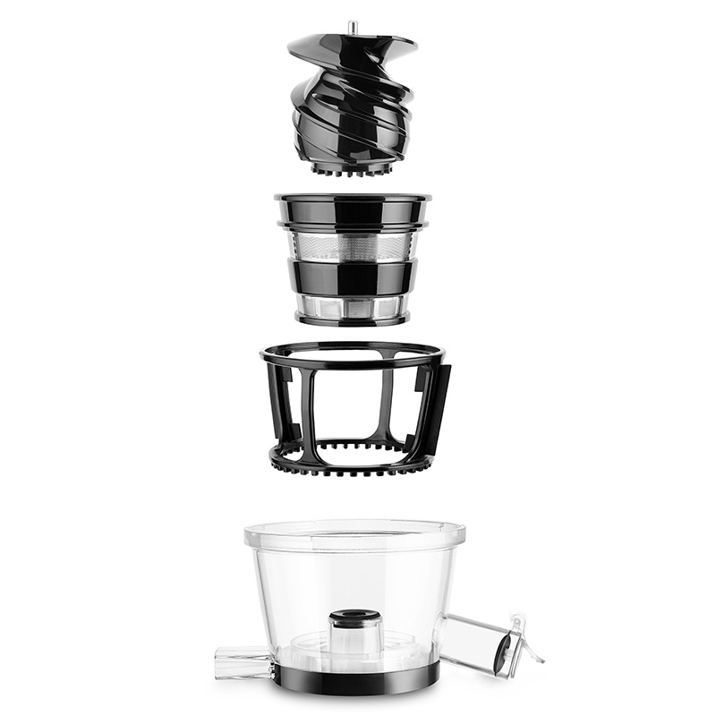 Storcator de fructe si legume Slow Juicer Sencor 400W, 60 RPM, microfiltru inox